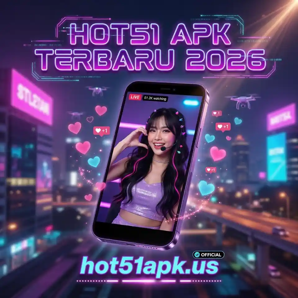 Hot51 APK Terbaru 2026 Aplikasi Live Streaming Bar Bar No. 1 Indonesia 